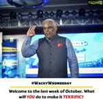 Ashish Vidyarthi Instagram - Welcome to the last week of October. What will YOU do to make it TERRIFIC? #WackyWednesday #newyears2020 #octoberends #terrificendings #ashishvidyarthi #avidminer Mumbai City