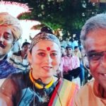 Ashish Vidyarthi Instagram – As @piloovidyarthi gets set for her jugal performance today with the uber talented @deenekhan… Bhoomi Park
