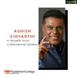 Ashish Vidyarthi Instagram – Happy to be here and share my thoughts on LEADING and INVENTIVE LIVES. 
#tedx #Tedx #TEDx #tedxsydenhamcollege Sydenham College of Commerce and Economics