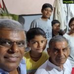 Ashish Vidyarthi Instagram - A 4am beginning to this morning.. Met Attar Singh ji after years ... Pandit ji, who's love and affection from NSD days, remains a fond memory.. Amidst love, smiles and glasses of fresh milk... Alshukran Pandit ji... Alshukran Zindagi! Tajpur Khurd Village