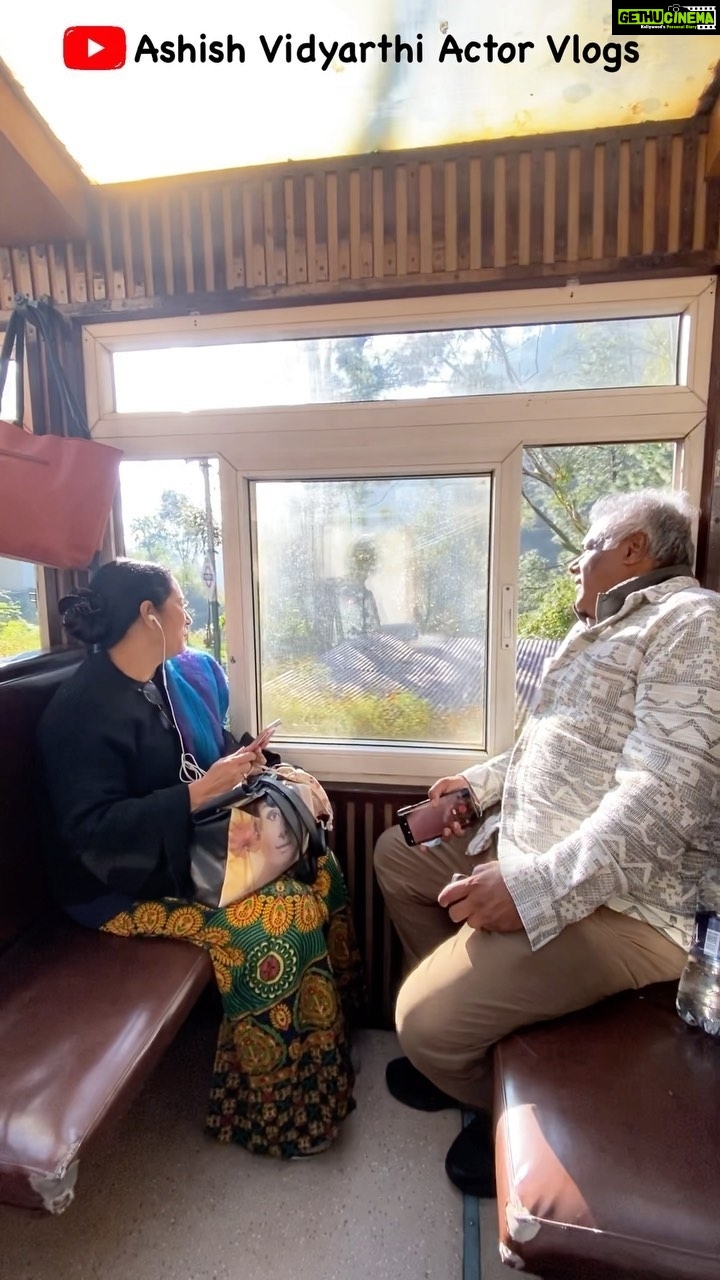 Ashish Vidyarthi Instagram - Zindagi Ek Safar Hai Suhana, Yaha Kal Kya Ho Kisne Jana. #DoMoreWithLife #himachal #vistadome #mountains #himachalpradesh #kandaghat #toytrains #instareels #reelitfeelit #reelkarofeelkaro #reelsinstagram #love #friendship #travel #remix Himachal Pradesh