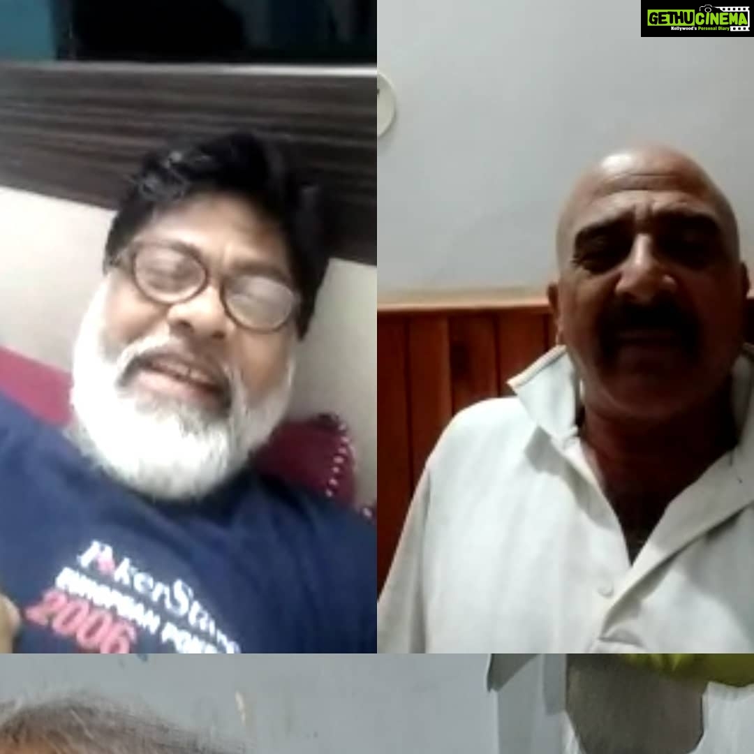 Ashish Vidyarthi Instagram - A 4am beginning to this morning.. Met Attar Singh ji after years ... Pandit ji, who's love and affection from NSD days, remains a fond memory.. Amidst love, smiles and glasses of fresh milk... Alshukran Pandit ji... Alshukran Zindagi! Tajpur Khurd Village
