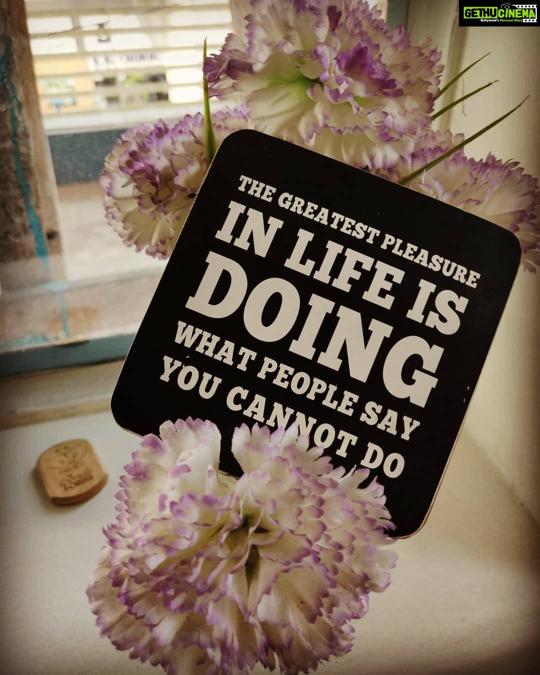 Ashish Vidyarthi Instagram - They say you can't.. At one point you yourself start believing them.. And then you surprise yourself and them too. And do it.. Keep surprising yourself and the world. Mumbai, Maharashtra