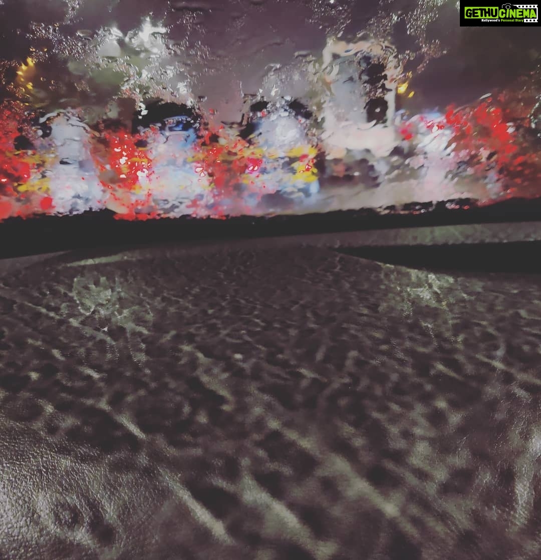 Ashish Vidyarthi Instagram - When one captures, drops creating an apparition of a river, below the windscreen.. That's when you realise the jam is makes your mind find creative outlets .. To stay alive. Mumbai, Maharashtra