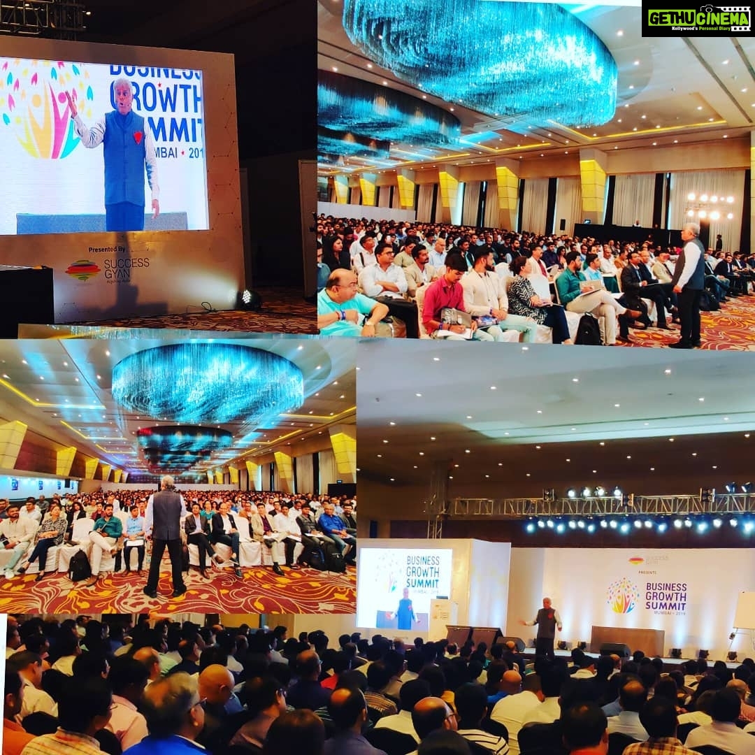 Ashish Vidyarthi Instagram - With the hungry set of learners at the Success Gyan BUSINESS GROWTH SUMMIT... The packed house showed, Torrential rains cannot dampen the spirit or will of the those who are committed to be extraordinary! Mumbai, Maharashtra