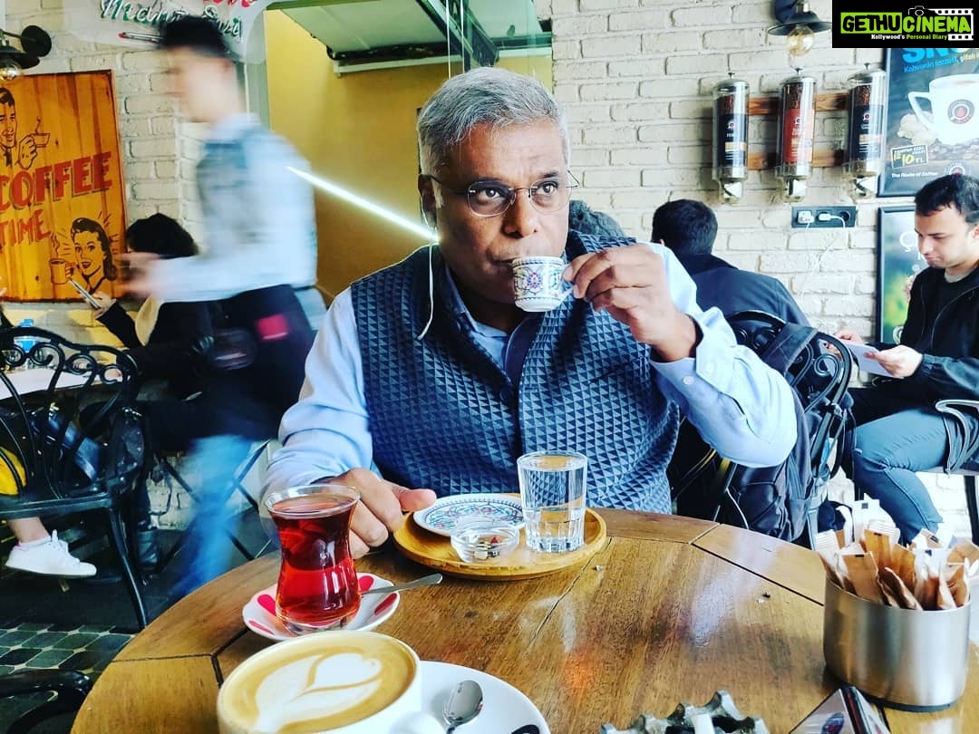 Ashish Vidyarthi Instagram - Sipping Menengic coffee... At Sulaimaniya... Istanbul is a celebration of cusps... İstanbul - Türkiye