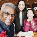 Ashish Vidyarthi Instagram – Bday Cheers for Meenu didi Taj Mahal Hotel, New Delhi