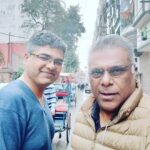 Ashish Vidyarthi Instagram - Where Ma Baba brought me up.. With Childhood friend Jinu Varughese