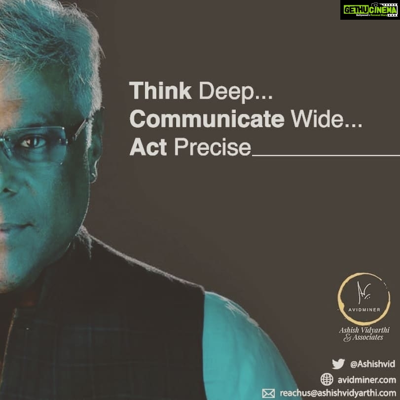 Ashish Vidyarthi Instagram - Let's do some role play today.. Let's play Doctor Doctor.. There has never been a debate on the value of doing anything with precision.. Let's look at two steps preceding it, that add dimensions to this precision... A method we shall illustrate by playing Doc... Ready Doctor? Aspects beyond the obvious appear magically, when we invest in taking a deep look at anything we are dealing with. It's a whole lot like diagnosis, that medical Doctors are known for. They look deeper than the narrative given to them by the patients.. They know the difference between the symptoms and the deeper cause. They spend time delving into aspects to get the right diagnosis, for they know, that is what shall determine the action they shall prescribe. The next step Doctors take is also wired in very early on in their training... to be in communication with others. This is not just to share what they have observed (diagnosed) , but also to hear other experts opinions. Anything that can light up a lacuna for them. Communicating wide allows us to share our perspective with a larger set, such that they are in the loop, while at the same time it allows them to add their perspective to our understanding.. We never know where the gold vein maybe. And finally ofcourse is the action, the precise one that a doctor takes.. Knowing fully well that in whichever way... A life is at stake. The Doctor will be known for effectiveness she has, in impacting critical issues. As we invest ourselves in thinking deep, we increase our expertise to look beyond the obvious.. As we then follow it with communicating with our teams and all concerned, our understanding of the topic is further illuminated by others point of view. This also gives the team a stake in the precise action that shall now follow. An action which is precise and powerful and for which we take complete Accountability and ownership . This is my take.. Would love to hear yours.. I am communicating wide... Alshukran Doctor.. Alshukran Zindagi.. #conversations #avidminer #ashishvidyarthi