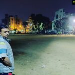 Ashish Vidyarthi Instagram - The park where nostalgia abounds, badminton in the distance.. Shuman in the fore Harish Mukherjee Road