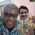 Ashish Vidyarthi Instagram - The Kerala speciality.. Warm Zeera water.. First time i am having it in the oldest Indian Coffee House in Jabalpur Jabalpur, Madhya Pradesh