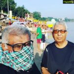 Ashish Vidyarthi Instagram – By Maa Narmada.. The peace, tranquility, colours and sounds of quaint India..