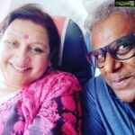 Ashish Vidyarthi Instagram – Enroute Jabalpur for Dayashankar ki Diary.. With Nadiraji.