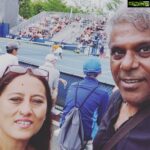 Ashish Vidyarthi Instagram – Up close.. The Sounds, the expressions, the concentration.. US Open Tennis Championships