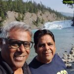 Ashish Vidyarthi Instagram – Baaaps and me Banff, Alberta