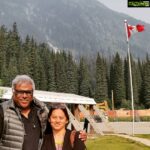 Ashish Vidyarthi Instagram - Forest fires cloud the sky.. But don't dim the spirit.. Golden, British Columbia