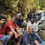 Ashish Vidyarthi Instagram - A precious moment .. By a lovely waterfall..: Amidst lush greenery and love…Alshukran Bandhu..Alshukran Zindagi… Sakleshpur