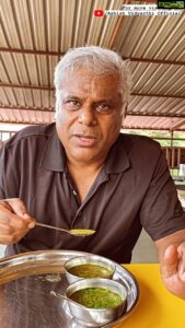 Ashish Vidyarthi Instagram - Kharda(Thecha 🌶🥵)mutton soup at Jagdamba hotel Pune 

#DoMoreWithLife
#reels #jagdambahotel #pune #food #muttonstock #muttonsoup #spicyfood #spicy #foodie #actor #reelkarofeelkaro #reelitfeelit #trending #viral #reelsinstagram #maharashtra #muttonthali