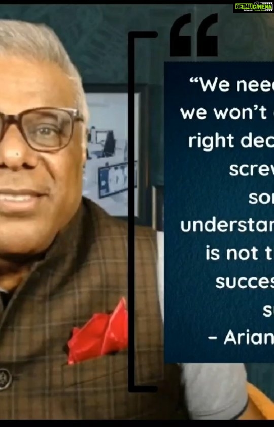 Ashish Vidyarthi Instagram - What do we say about success..? What do we say about failure? How are quotations, when applied in life? Sharing with you an excerpt of our new offering, "Living Quotes". Invite you to have an easy listen once home... Head over to my YouTube channel to have a watch of the full video (link in bio) Alshukran @ariannahuff Alshukran Zindagi #ashishvidyarthi #avidminer #living #quotes #success #dealing #failure #howto #mindset #inspire #motivation #motivationalquotes #motivationalmonday