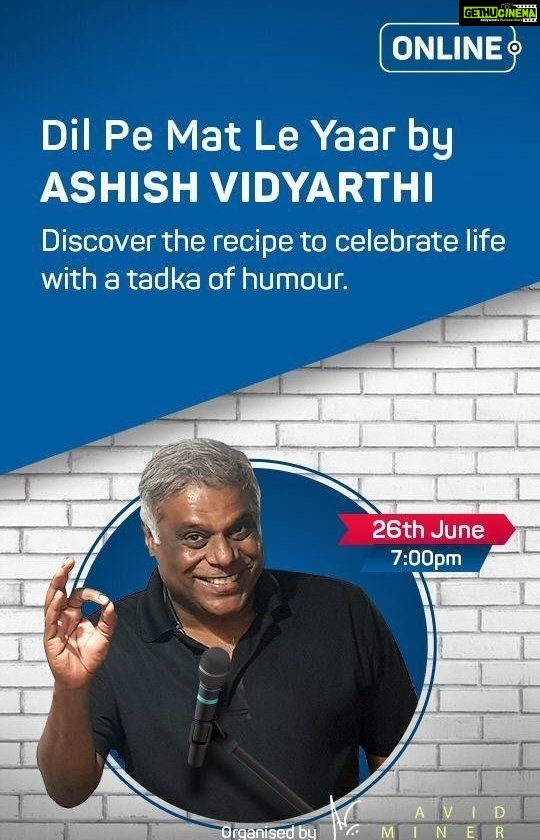 Ashish Vidyarthi Instagram - Can we find a reason to smile in this scenario? Join me this Friday on @bookmyshowin for Dil par mat ley yaar. Link in Bio : https://in.bookmyshow.com/events/dil-pe-mat-le-yaar-by-ashish-vidyarthi/ET00132839 Alshukran Bandhu Alshukran Zindagi #Smile #now #BookMyShow #ashishvidyarthi #avidminer www.avidminer.com