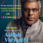 Ashish Vidyarthi Instagram – Monday 4th May 8am (India ) 
Inviting you to the LIVE micro workshop “Getting Creative with Millennials”. What is the enigma they are.. For others and themselves too.

If you have any questions about life and career and would like to have a live chat with me, do reachus@ashishvidyarthi.com 
And mark the subject as “I want to come LIVE with Ashish”. Look forward to interacting with you.. Alshukran Bandhu 
Alshukran Zindagi! 
#conversations #inspire #grow #millenial