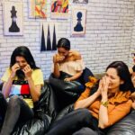 Ashrita Shetty Instagram - No fun is being had..Clearly! #goofballs #lovethesegirls 💛