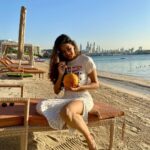 Ashrita Shetty Instagram - Can I go back to drinking fresh coconut water on the beach now?🥥🏖