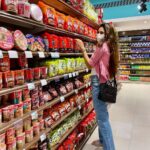 Ashrita Shetty Instagram - Went grocery shopping and almost lived in the ramen section 🌝🍜🛒 #ramenlover 💜