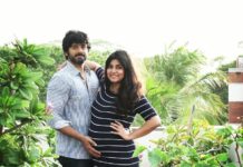 Ashwin Kakumanu Instagram - Last year july 4th @sonxemk and I did a hurried maternity photoshoot on the terrace of the apartment expecting our baby to come July end, and on july 5th evening in a dramatic turn of events, Avira came on my birthday and into our lives. Being with her has been a gift for our family, especially in the last few months. However bleak and bad things look outside, we forget it when we're with her. So this year, yesterday evening we decided to wear the same clothes as we did last year for the one year photoshoot. Thank you all for your wishes and your blessings, it means a lot to us. ❤️ #stripesandchecks