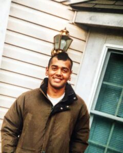 Ashwin Kakumanu Instagram - When I was going through my world cinema phase and discovered #martinscorcese and #taxidriver . As you can see, the films themes of obsession was lost on me but I was in a dark place back then myself. I rocked the mohawk for a day or so before everyone told me to take it off and not seem like a crazy person. That's my #meat20 post. #emome #teenagewasteland