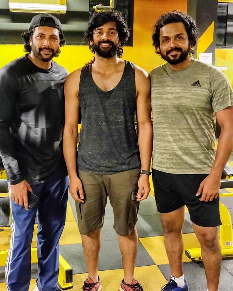 Ashwin Kakumanu Instagram - One of the highlights was working the days on set and grinding the nights out at the gym with these hardworking guys. 