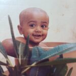Ashwin Kakumanu Instagram - Looks like this used to be my favorite thing to do. Having your own baby makes you go back to your own baby snaps. #backtothefuture #bucketlist #blastfromthepast #mottaiboss #bossbaby #waterbaby #cancerians