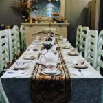 Ashwin Kakumanu Instagram - Flashback to the really awesome #Gameofthrones themed baby shower @trishathilak27 @jasmav @niru_f @sri.sri @mouseylocks @paruvp & @ranjanishanker threw @son_emk at #flowerpower tea room. They all outdid themselves with the creativity and decor, it was right before the final season started! On a side note, @i_siddv totally pulled a bran & predicted the gender. All hail siddu the soothsayer. 😂 #sistersbeforemaesters #pileofnaath #whatdowesaytothegodofbed #nottoday #readyforthenightswatch #babyiscoming