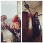 Ashwin Kakumanu Instagram - 😂My wife @son_emk never ceases to crack me up! Client expectation vs client budget 😂 11years leading upto this insane movie- Avengers: Endgame ,looking forward to the weekend😎!! @chrishemsworth will be rooting for you to survive the end game, you beautiful pirate-angel!#husbandhumor #thor#mjolnir #stormbreaker #Avengersassemble #hammertime🔨