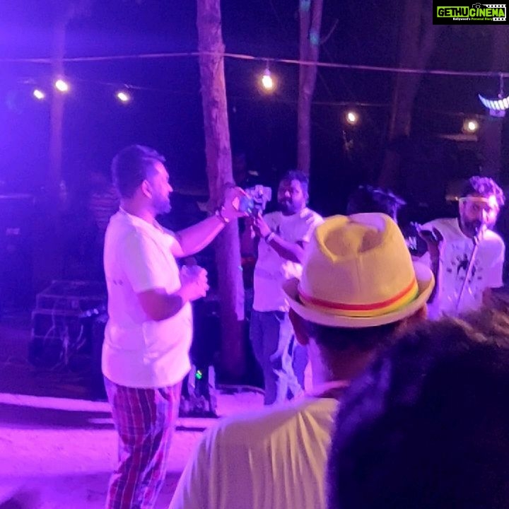 Ashwin Kakumanu Instagram - Happy birthday @premgi @ajayraaj arvind Akash & @livingstonez ! Night to remember 😊@kalyana83 @vaibhav30 @venkat_prabhu