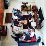 Ashwin Kakumanu Instagram - Home on a sunday.just playing charades and cards. ♥️ Missing @son_emk who ended up taking this super photo @versatilecatalyst @arv43 @trishathilak27 @i_siddv @niru_f @jasmav @ranjanishanker funny how this looks like the oceans 13 poster 😎 #friendslikefamily