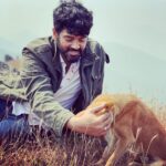 Ashwin Kakumanu Instagram - Walked up a mountain in Coorg to shoot and this fellow walked up all the way with us, stayed while we shot and guided us back down after a few hours. Pretty sure he has some fox blood in him. #shootlife #coorg #trek @senanuday @svobodha @riaz.88 @kabbeholidays