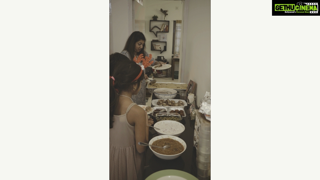 Ashwin Kakumanu Instagram - Was lucky enough to spend this years holiday with all my family, it’s not often I get to do that. So from my family to yours wishing you all merry Christmas and happy holidays! Had amazing biriyani & kababs catered by @gibransplendid. Thanks Gibran & Hischam! P.S: Netflix nicknames given to us by my niece & nephew.
