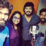 Ashwin Kakumanu Instagram - Got done dubbing for a project I just finished with @nandhini_js and our wonderful team. Something special that we can't wait to share with all of you very soon! Something really new and quirky :)