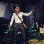 Ashwin Kakumanu Instagram - Custom #IndianaJones on the way. Working on making miniature environments for my action figures kinda help me zone out and get creative for a bit. It's a hobby that involves sculpting, repainting, building environments and photography. Funnily enough,when the Marleen trailer came out last week, my wife said 'hey, looks familiar!' . It stars Steve Carell so I'll take it as a compliment. #neca #diorama #miniatures