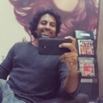 Ashwin Kakumanu Instagram - So here's the 2nd last day of shooting #ithuvedalamsollumkathai. After 1.5 years of keeping the beard(except for getting married in between) I finally got to take it off with none other than director @rrathindran supervising! Have to say, the breeze hitting your mouth and being able to sip, eat food without scrubbing your beard off afterward was 👌#byebyebeard #actorslife #shootlife