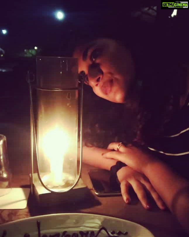 Ashwin Kakumanu Instagram - To someone who's been there for me through the years like a candle flame, flickering through the storm but still burning. #1yearanniversary @son_emk