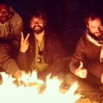 Ashwin Kakumanu Instagram - Our roadside pitstop at an authentic highway #dhaaba. A memorable Experience for all of us that night with the bonfire. all though the spicy food even @rrathindran & I couldn't tolerate so you can imagine @robertozazzara had to rough it out. #ithuvedalamsollumkathai #stomachpainistemporaryfilmisforever