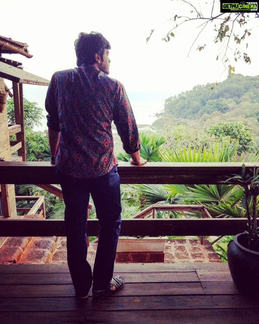 Ashwin Kakumanu Instagram - Scenic views even for just 2 days at a friend's wedding. #Goa #green #nature #oceanview