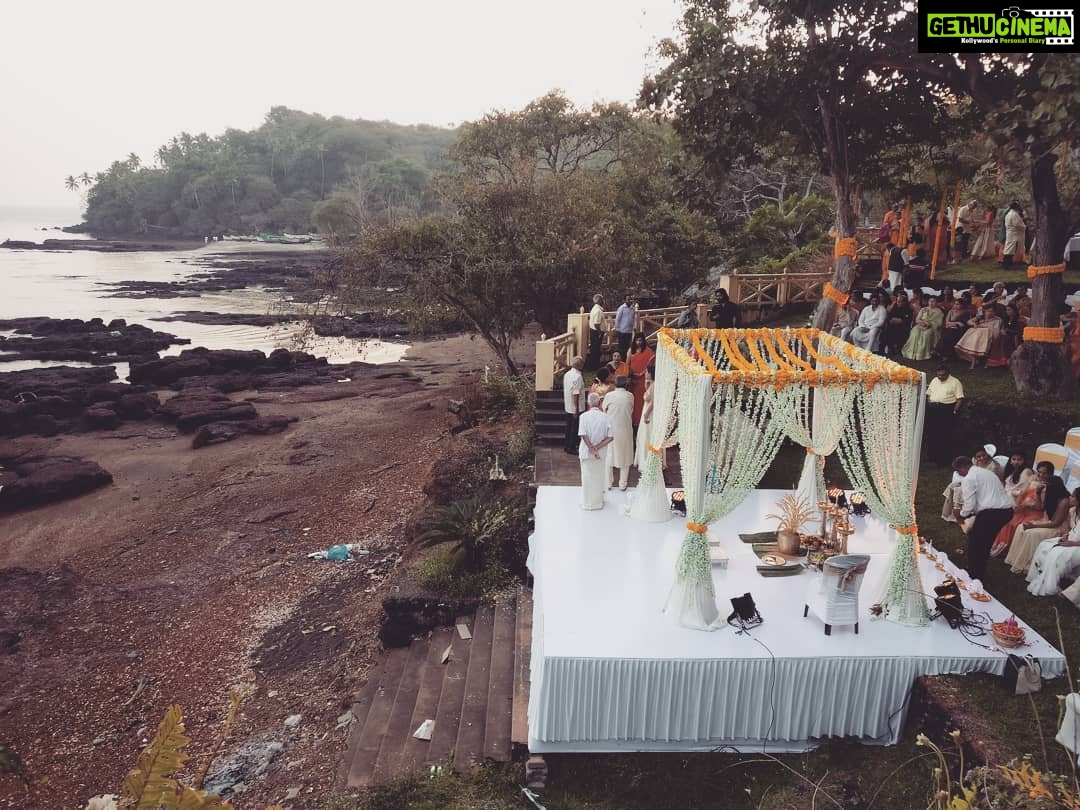 Ashwin Kakumanu Instagram - #Goa #weddingdaze #askparu #sunsets