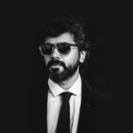 Ashwin Kakumanu Instagram – Got shot by the talented @gracian.nalin and makeup done by @prakatwork in her studio. #mood #B&W #beards #shades #greys