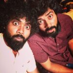 Ashwin Kakumanu Instagram - What's that they say when friends start looking like each other? I don't know but see if you can figure out where he stops and I start. 😁Danny boy and I during promotions for #Thiri @danianniepope