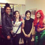Ashwin Kakumanu Instagram - When the boys and girls got together to play dress up. #maaruvesham #logan #hitman #joker #guyincamo #ariel #harleyquinn #wednesdayaddams #studmuffin