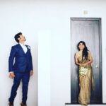 Ashwin Kakumanu Instagram - Here's one from my wedding shoot... What should I call it- 'jumping for joy' or 'look before you leap' @sonalimanavalandesign?