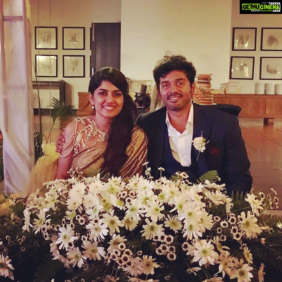 Ashwin Kakumanu Instagram - Happy New Year from Sonali and me! 😀